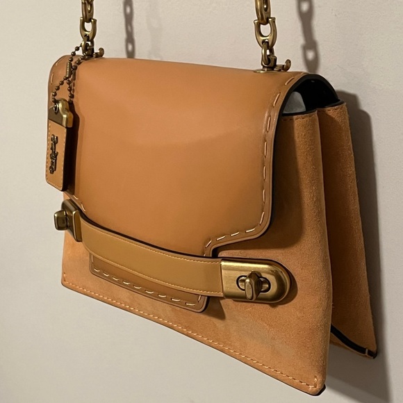 Coach 1941 Swagger Chain Crossbody Bag Camel Color - Picture 3 of 16